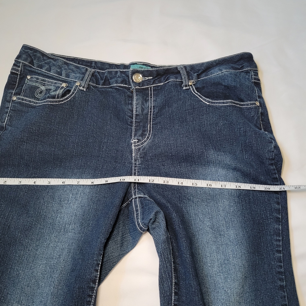 One‎ 5 One Dark Blue Straight Leg Jeans - Picture 14 of 14